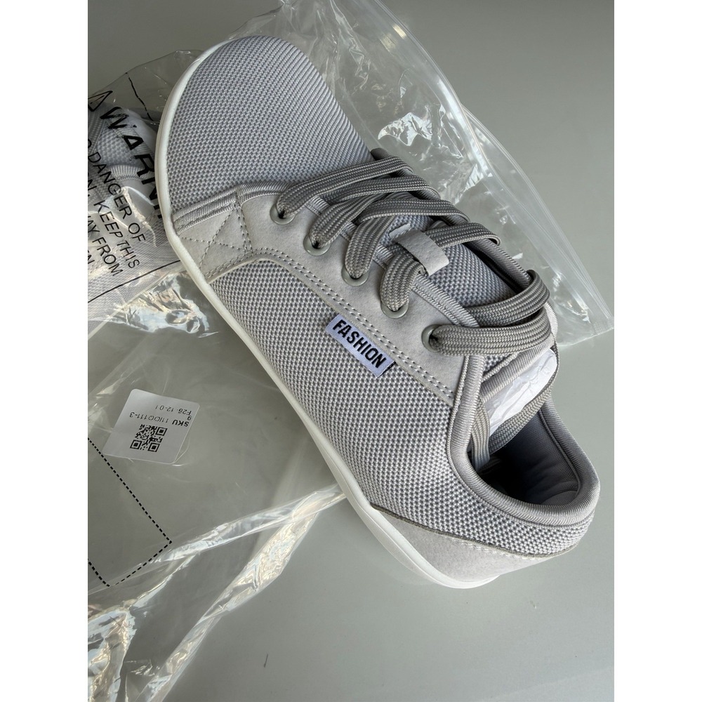 WideStep‎ Grey Walking Sneakers Shoes Size 39 EU / Women's 8.5 US New